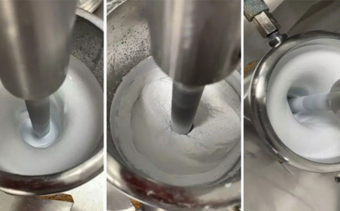 （圖：水性工業(yè)漆分散劑研磨實(shí)驗(yàn)）