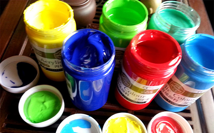 （圖：顏料潤濕分散）