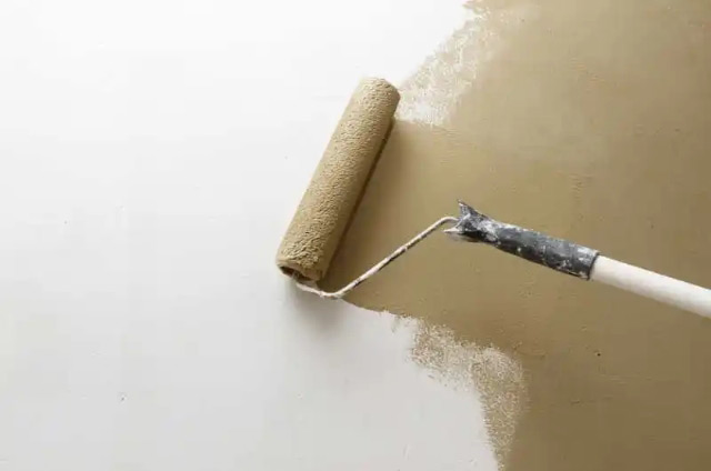 （圖為水性涂料展示圖）